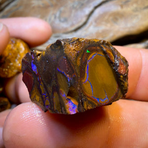 TGIF 482.9cts - 5x Yowah Nut Opal Rough Parcel. Australian Boulder Opal