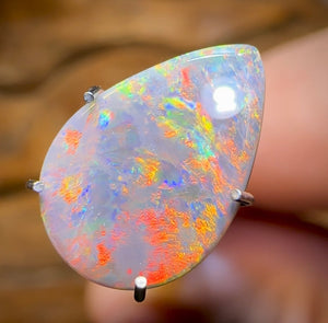 1.05cts - Australian Semi Black Opal from Lightning Ridge - Opal Whisperers