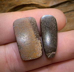 26.9cts - “Landscapes”Australian Boulder Opal Set - Opal Whisperers