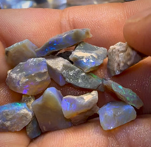 35cts - Lightning Ridge Opal Rough Tiny Cutters Parcels. BULK LISTING BARGAIN!
