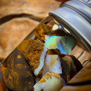 70.3cts - Yowah Nut Opal Rough Vial