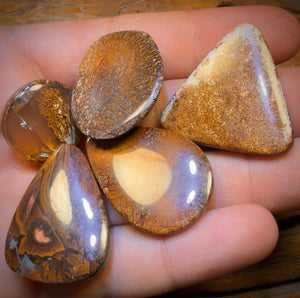 180.7cts - 5x Australian Boulder Opal’s. Wholesale Dealers Parcel