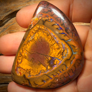282.2cts - Large Tribal 2/2 Australian Boulder Opal from Yowah