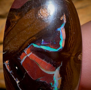 49.4cts - Large Tribal Boulder Opal from Yowah Cool Picture Stone