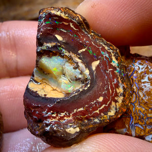 TGIF 158.9cts - 3x Yowah Nut Opal Rough Parcel. Australian Boulder Opal