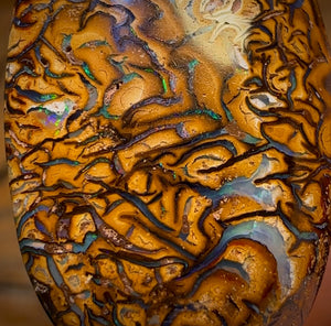 42.5cts - Awesome Tribal Australian Boulder Opal from Yowah