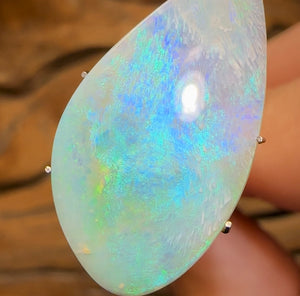 7.9cts - Australian Semi Black Opal from Lightning Ridge - Opal Whisperers