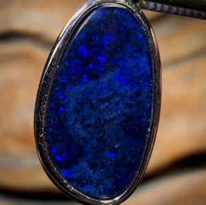 Sterling Silver - Queensland Boulder Opal Doublet Pendant