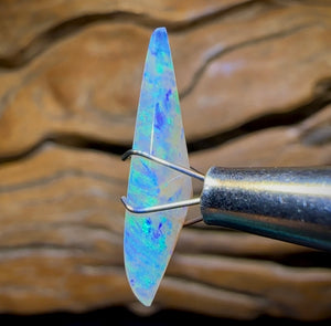 2.35cts - Rare Mintabie Crystal Opal. Decades Old ISAACS CUT - Opal Whisperers