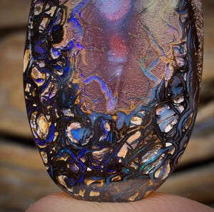 34.8cts - Tribal Queensland Boulder Opal from Koroit