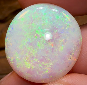21.7cts - Large Gem Coober Pedy White Opal. Australian Opal - Opal Whisperers