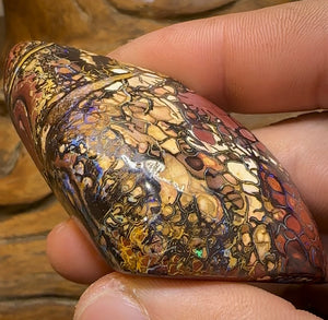 339cts - Australian Boulder Opal Top Tribal Art Specimen Polished - Opal Whisperers