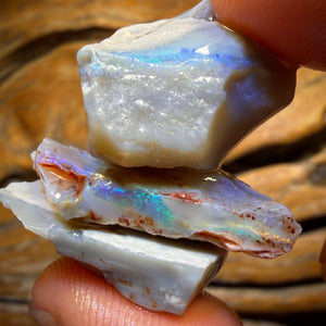 63,7ct - 3x Lightning Ridge Opal Rohpaket