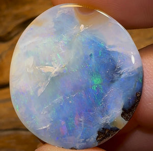 40.2cts - Queensland Boulder Seam Picture Opal. Inclusions BARGAIN PRICE - Opal Whisperers