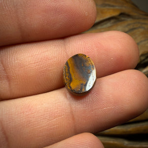 5.2cts - Yowah Nut Crystal Centre Purple Suspended Kernel Australian Opal.