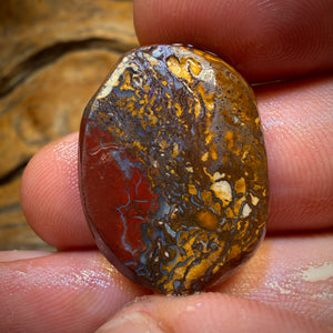 Bargain Card! 29.4cts - Tribal Yowah Nut Opal Rub. Australian Opal