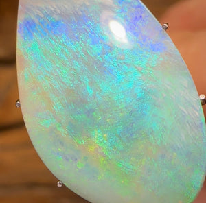 7.9cts - Australian Semi Black Opal from Lightning Ridge - Opal Whisperers