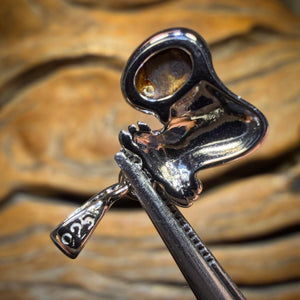 Sterling Silver - Australian Boulder Opal Doublet Pendant