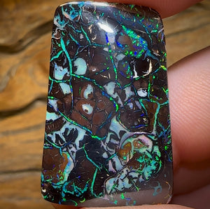 38.1cts - Top Tribal Australian Boulder Opal. - Opal Whisperers