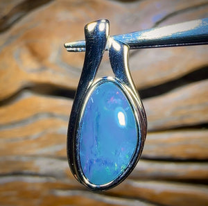 🔒Sterling Silver - WHOLESALE 9 PIECE PENDANT PARCEL. Australian Boulder Opal Doublet Jewellery