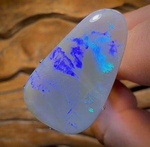7.4cts - Lightning Ridge Dark Opal - Opal Whisperers