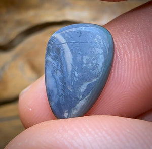 4.5cts - Wow Picture Pattern Australian Black Opal Picture Stone from Lightning Ridge - Opal Whisperers