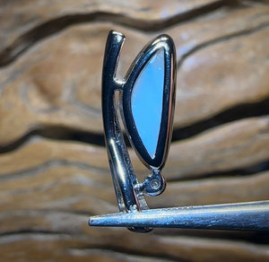 Sterling Silver - Solid South Australian Crystal Opal Pendant