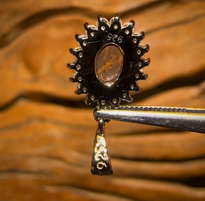 Princess Sterling Silver - Queensland Boulder Opal Doublet Pendant