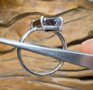 Sterling Silver - Solid Queensland Boulder Opal Ring - Opal Whisperers