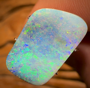 6.3cts - Solid GEM Queensland Boulder Seam Opal BANGER