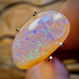 2.2cts - Unique Light Purple Solid Australian Boulder Crystal Opal