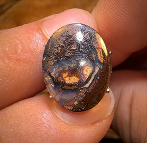 🔨 AUCTION 🔨 No Reserve 7.8cts - Tribal Queensland Boulder Opal