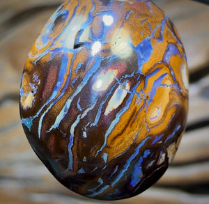 Solid Queensland Boulder Opal Pendant Awesome Wearable Tribal