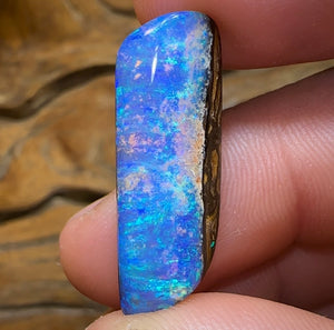 15cts - “Celebrity Stone” Solid Australian Boulder Opal Pipe Crystal - Opal Whisperers