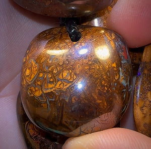 🔒10x Drilled Boulder Opals. Bulk Wholesale Dealers Parcel BARGAIN