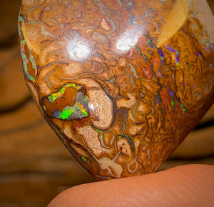 40.6cts - Tribal “Boulder Blonde” Opal. Double Sided