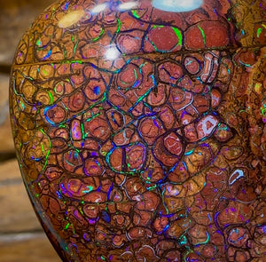 546.6cts - Huge Polished Tribal Yowah Nut Opal Specimen - Opal Whisperers