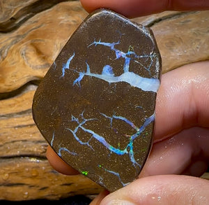 170.8cts - Australian Boulder Opal Rub from Winton - Opal Whisperers