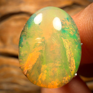 9.6cts - Solid Australian Boulder Pipe Crystal Opal