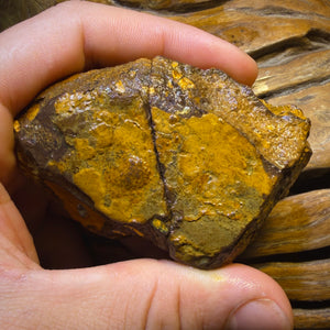 923.8cts - Huge SUPER RARE “Celebrity Rough” Yowah Nut Crystal Centre Pair. Found on ‘OUTBACK OPAL HUNTERS’!