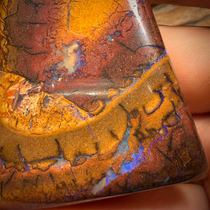 335.4cts - Large Tribal 1/2 Australian Boulder Opal from Yowah