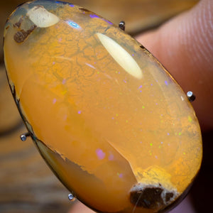 🔨 AUCTION 🔨 Reserve 💎 High Roller Banger Auction 💎 8.2cts - Yowah Nut Crystal Centre Opal. Australian Boulder Opal