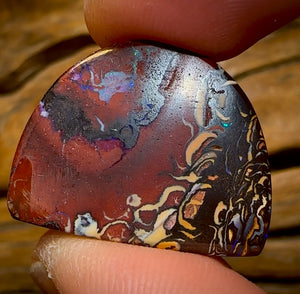 33.4cts - Tribal Queensland Boulder Opal from Koroit