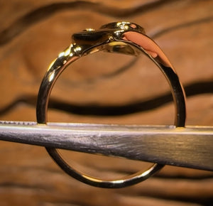 14k Gold - South Australian Crystal Opal Ring