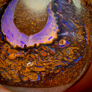 66.7cts - Yowah Nut Crystal Centre Opal. Australian Boulder Opal