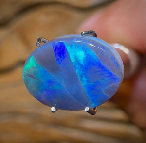 2.1cts - Australian Dark Opal from Lightning Ridge - Opal Whisperers