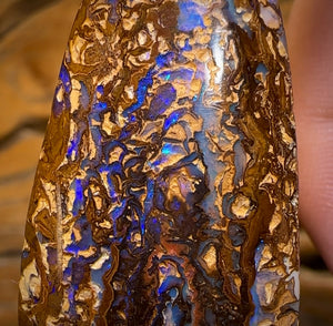 58.1cts - Blonde/Tan Tribal Yowah Nut Opal. Double Sided!