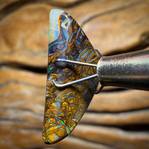 TGIF 9.1cts - Yowah Nut Tribal Opal. Australian Boulder Opal
