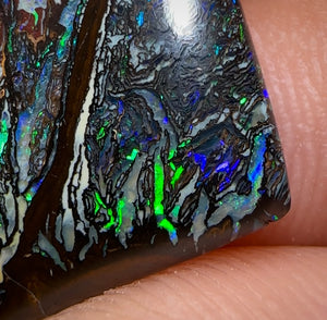 22.7cts - Top Tribal Australian Boulder Opal from Koroit - Opal Whisperers