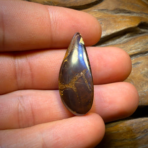 24.6cts - 1/2 Price Banger “Dive In” Yowah Nut Crystal Centre Opal. Australian Boulder Opal